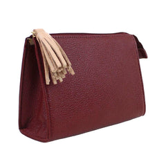 Necessaire Louise P Burgundy Liso com Rose Liso Pronta Entrega