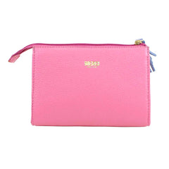Necessaire Louise P Rosa Orquídea com Sky Pronta Entrega