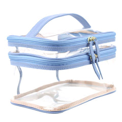 Necessaire Make Dupla Crystal Sky Pronta Entrega