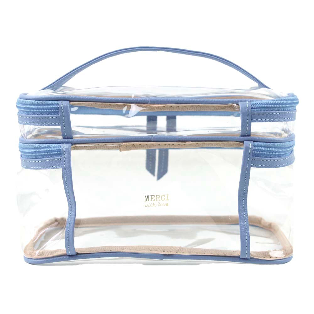 Necessaire Make Dupla Crystal Sky Pronta Entrega