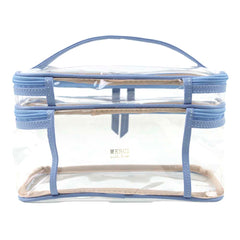 Necessaire Make Dupla Crystal Sky Pronta Entrega