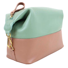 Necessaire Make Up Algodão Doce Liso com Menta Liso Pronta Entrega