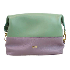 Necessaire Make Up Lilás Liso com Menta Liso Pronta Entrega