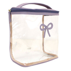 Necessaire Mami Laço Rococó Lilás Liso Pronta Entrega