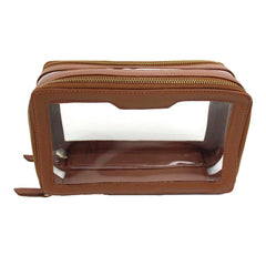 Necessaire Mini Crystal Caramelo Liso Pronta Entrega
