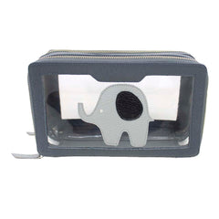 Necessaire Mini Crystal Little Elephant em Couro Personalizada