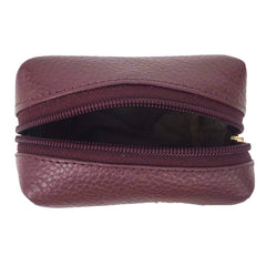 Necessaire Mami Mini Laço Rococó Burgundy Liso com Off White Liso Pronta Entrega