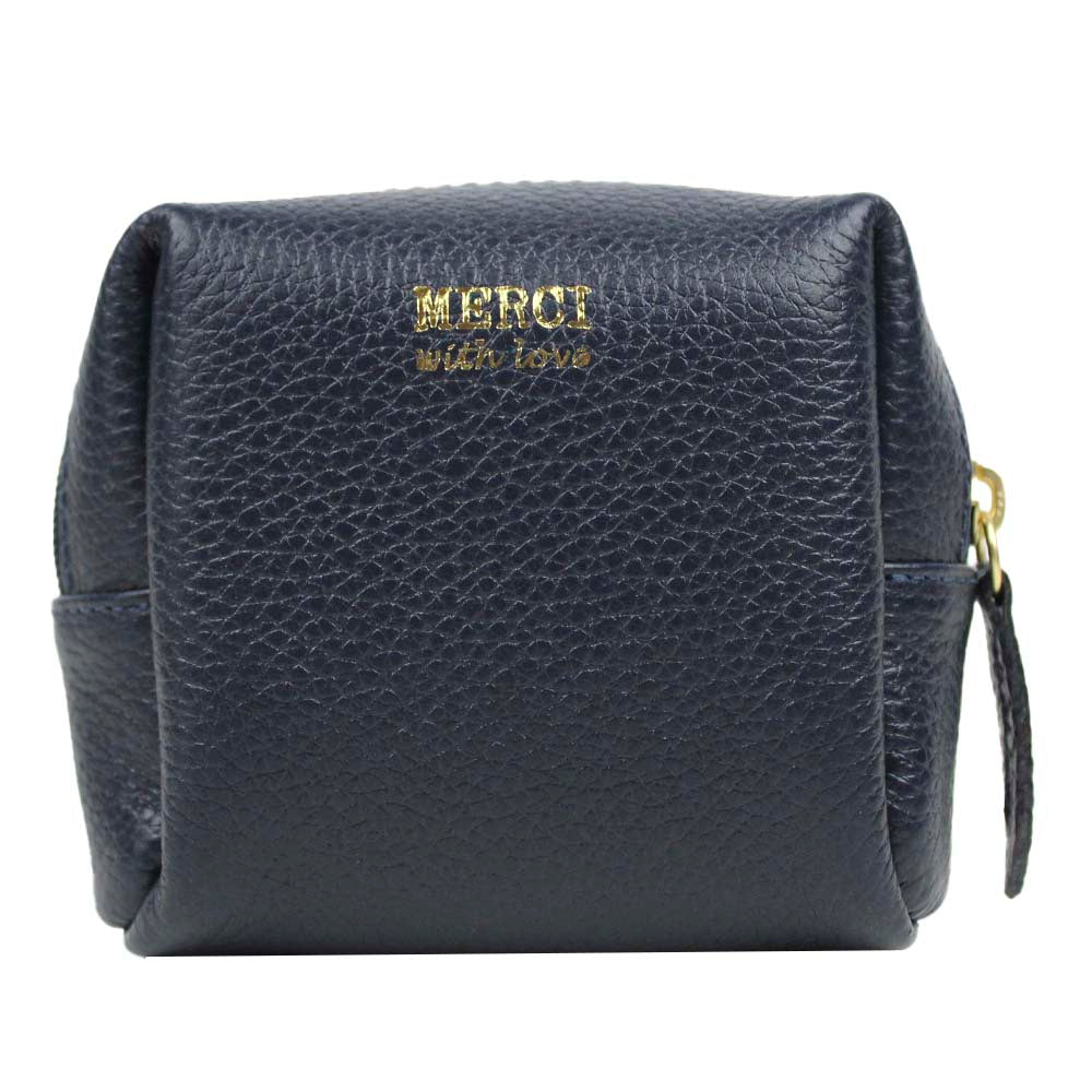 Necessaire Mami Mini Laço Rococó Marinho Liso com Jade Pronta Entrega