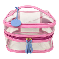 Necessaire Mya Rosa Orquídea com Sky Pronta Entrega