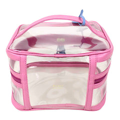 Necessaire Mya Rosa Orquídea com Sky Pronta Entrega