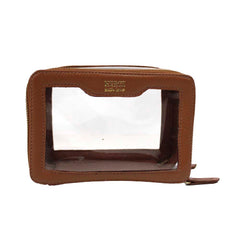 Necessaire Nano Crystal Caramelo Liso Pronta Entrega