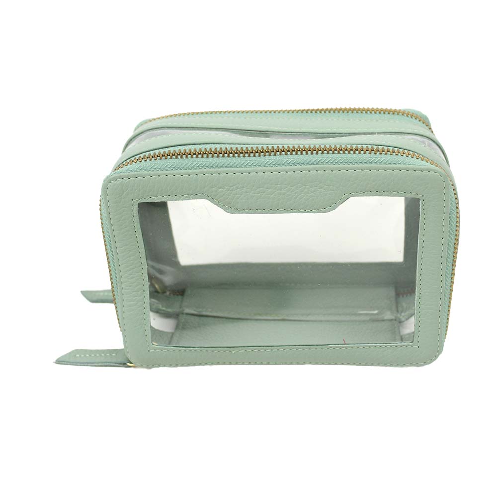 Necessaire Nano Crystal Menta Liso Pronta Entrega