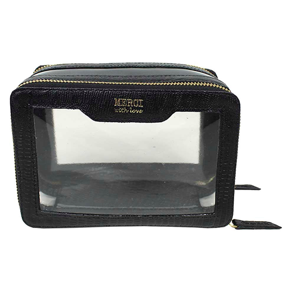 Necessaire Nano Crystal Preto Paris Pronta Entrega