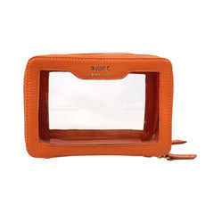 Necessaire Nano Crystal Tangerina Liso Pronta Entrega
