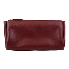Necessaire Norah M Burgundy Liso Pronta Entrega