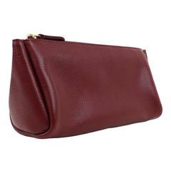 Necessaire Norah M Burgundy Liso Pronta Entrega
