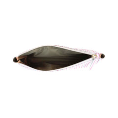 Necessaire Norah P Estampa Listrado Pontilhado Rosa Pronta Entrega