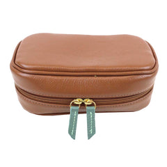 Necessaire Óleo Essencial P Caramelo Liso com Jade Pronta Entrega