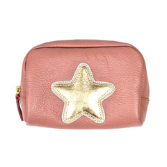 Necessaire P Estrela em Couro Personalizado