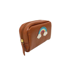 Necessaire Arco Íris P em Couro Personalizado