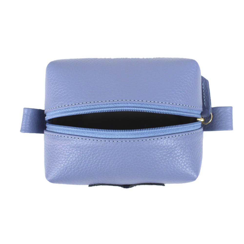 Necessaire Matilde P Laço Rococó em Couro Personalizado
