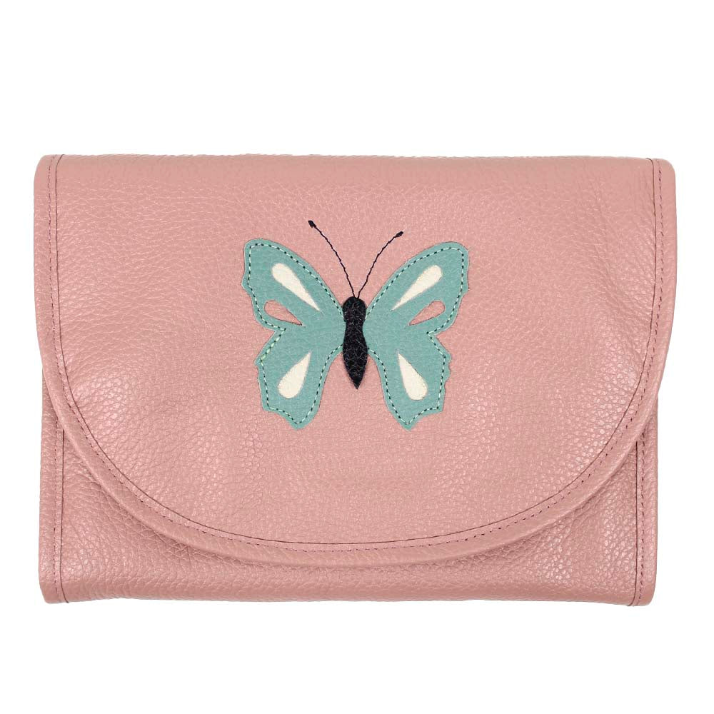 Necessaire Porta Laço Borboleta em Couro Personalizada