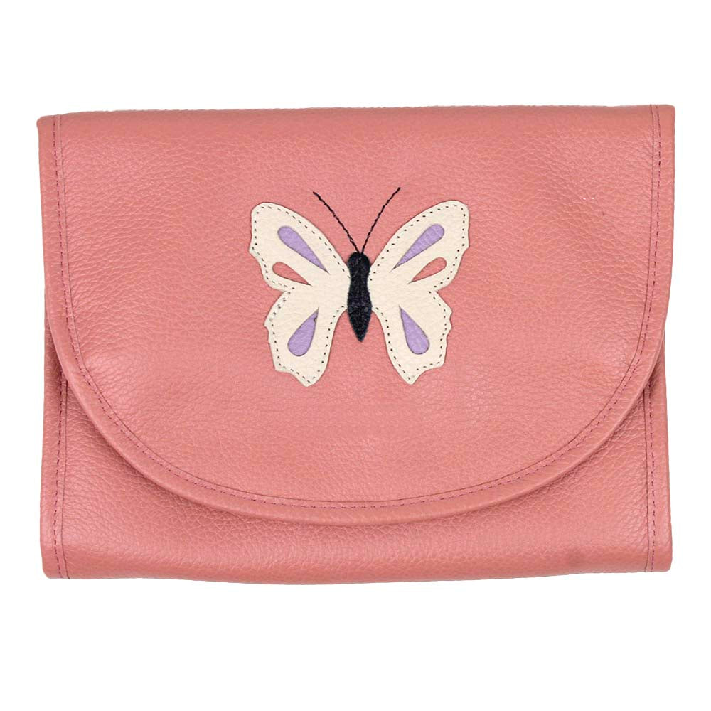 Necessaire Porta Laço Borboleta em Couro Personalizada
