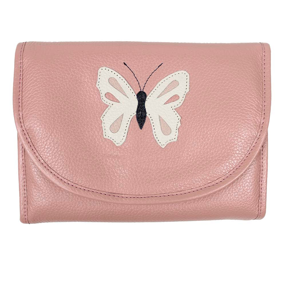 Necessaire Porta Laço Borboleta em Couro Personalizada