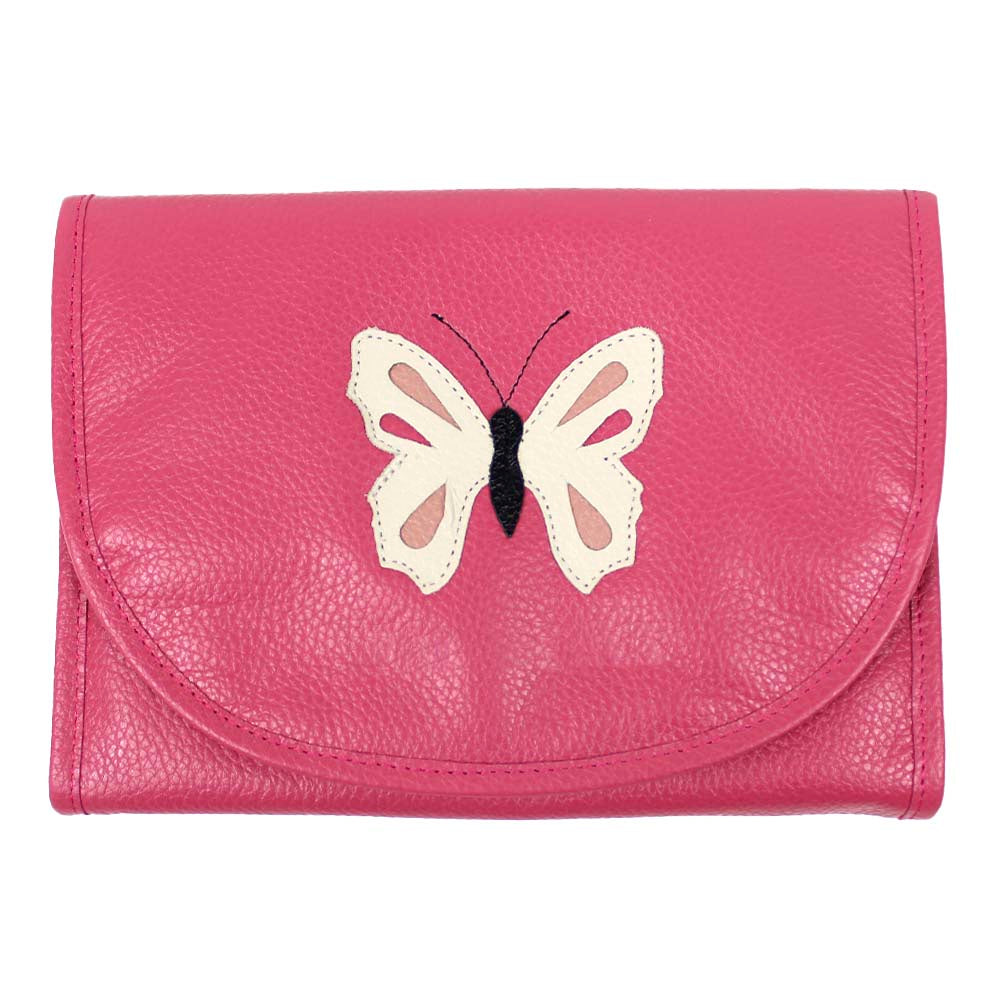 Necessaire Porta Laço Borboleta em Couro Personalizada