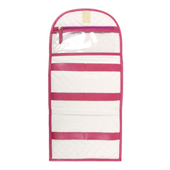 Necessaire Porta Laço Laço Little Bear Laço Chiclete com Off White Lesard e Algodão Doce Liso Pronta Entrega
