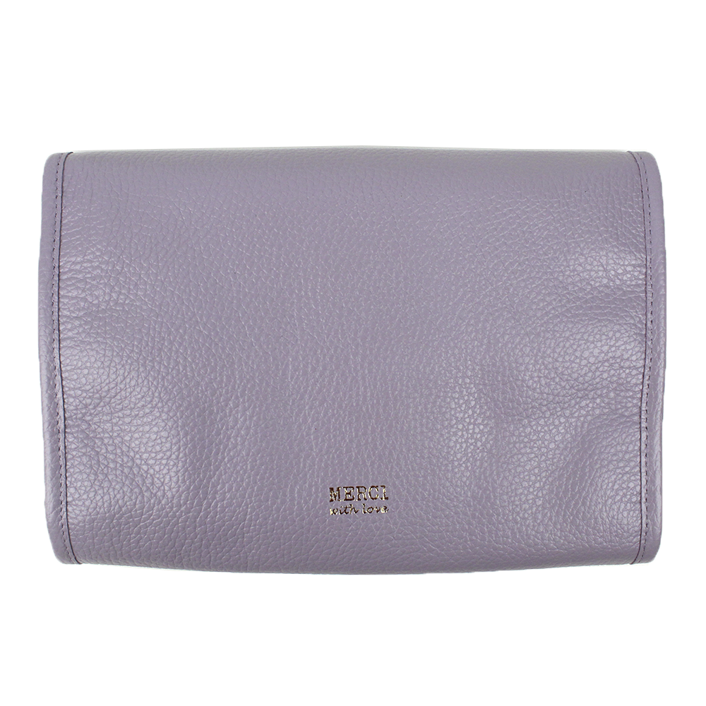 Necessaire Porta Laço Concha em Couro Personalizada