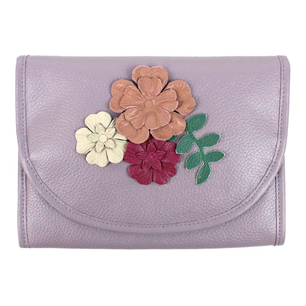Necessaire Porta Laço Le Jardin em Couro Personalizada