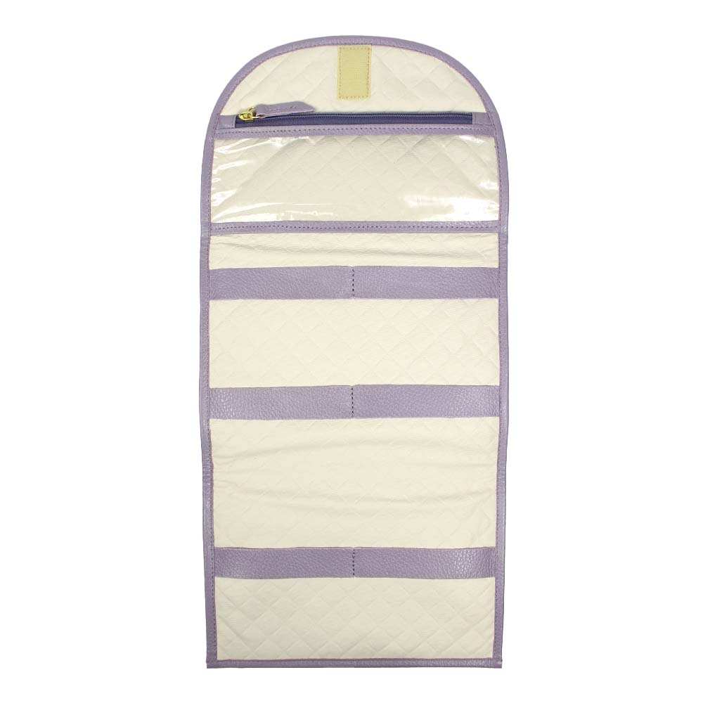 Necessaire Porta Laço Abelha Lilás Liso Pronta Entrega