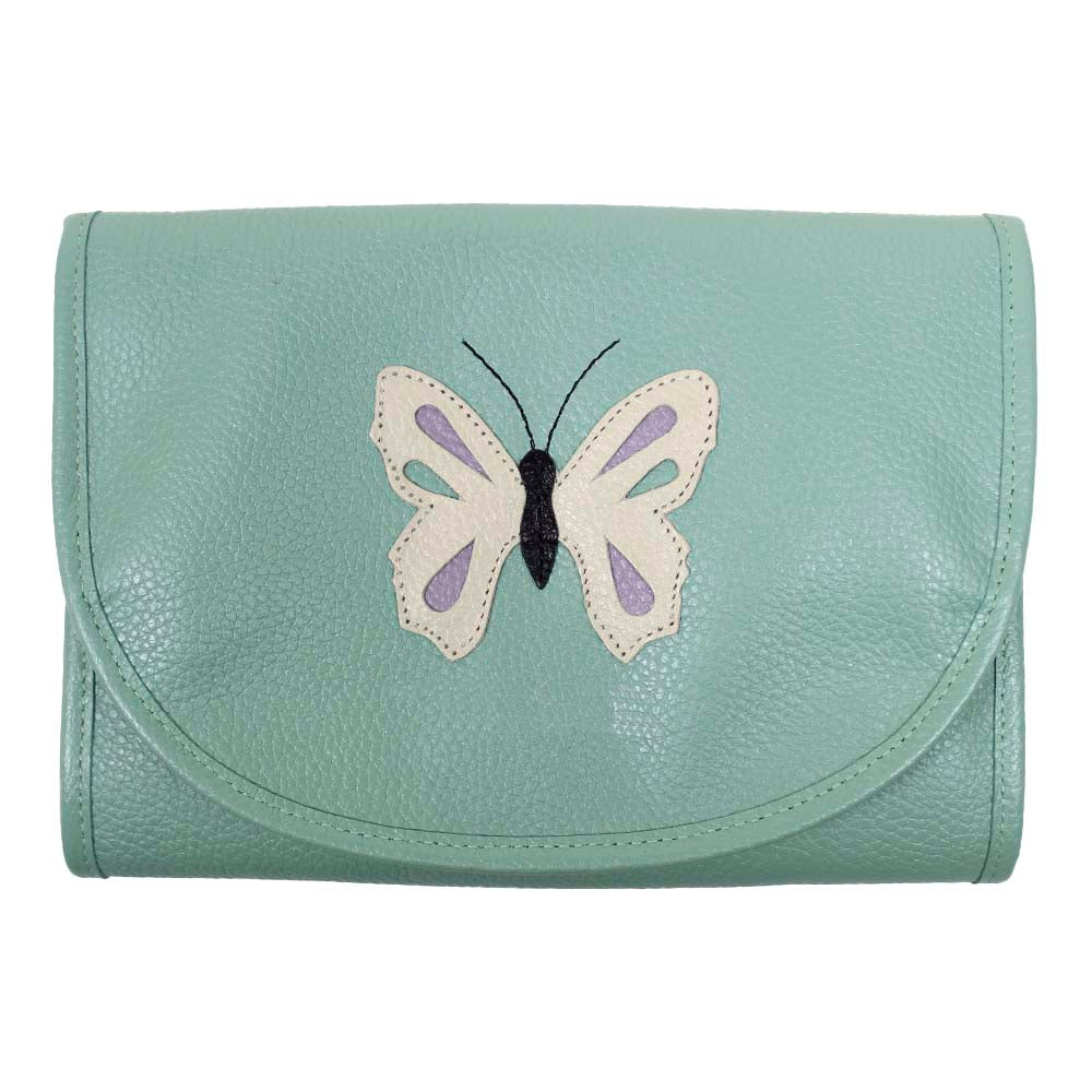 Necessaire Porta Laço Borboleta em Couro Personalizada