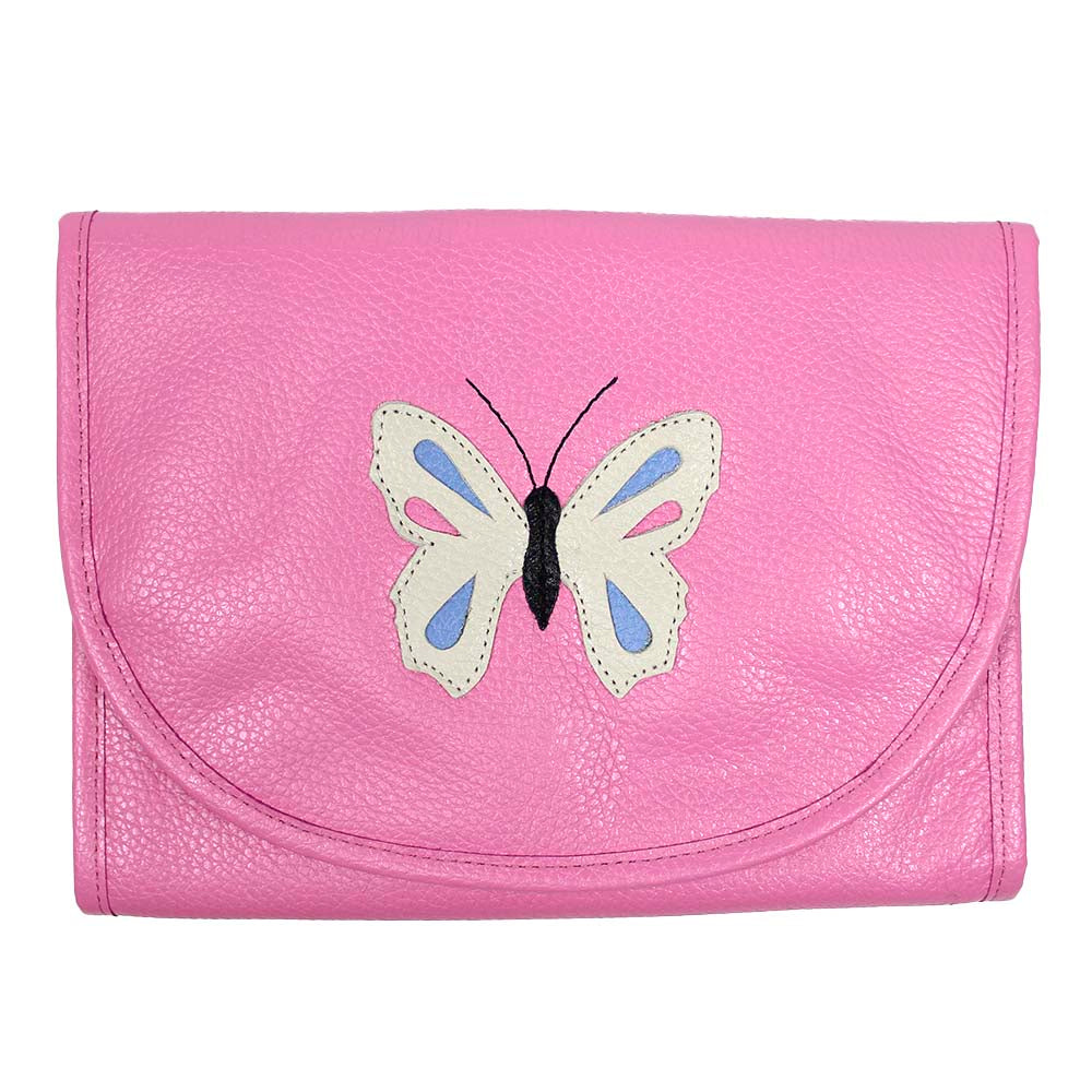 Necessaire Porta Laço Borboleta em Couro Personalizada