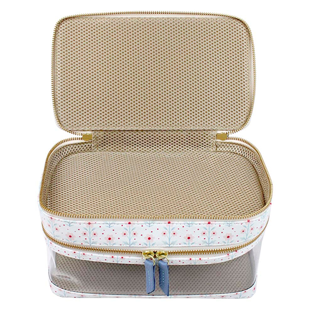 Necessaire Remédio Jumbo Estampa Flower Pronta Entrega