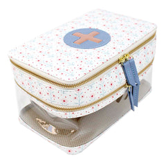 Necessaire Remédio Jumbo Estampa Flower Pronta Entrega