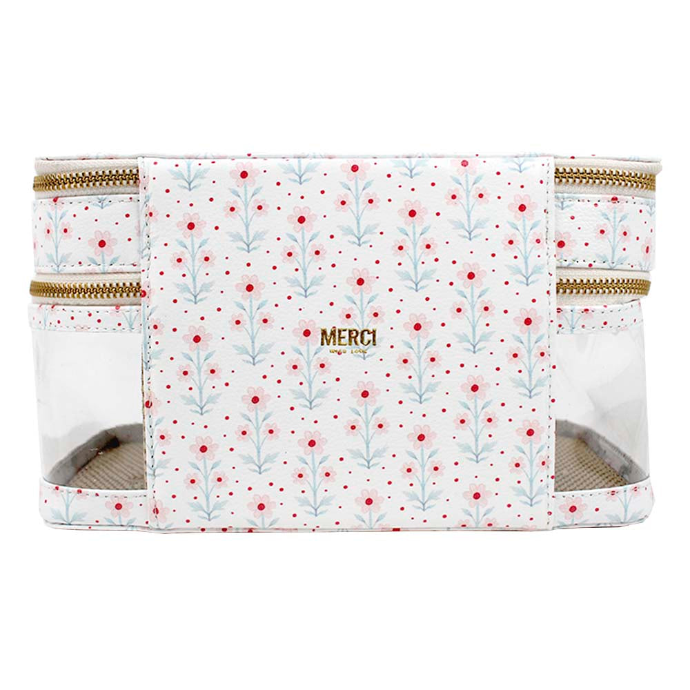 Necessaire Remédio Jumbo Estampa Flower Pronta Entrega