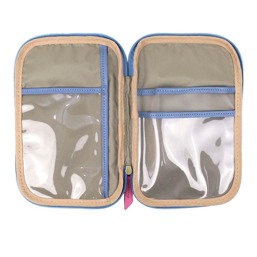 Necessaire Dental Rosa Orquídea com Sky Pronta Entrega