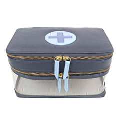 Necessaire Remédio Jumbo Oceano com Azul Bebé e Sky Pronta Entrega