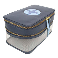 Necessaire Remédio Jumbo Oceano com Azul Bebé e Sky Pronta Entrega