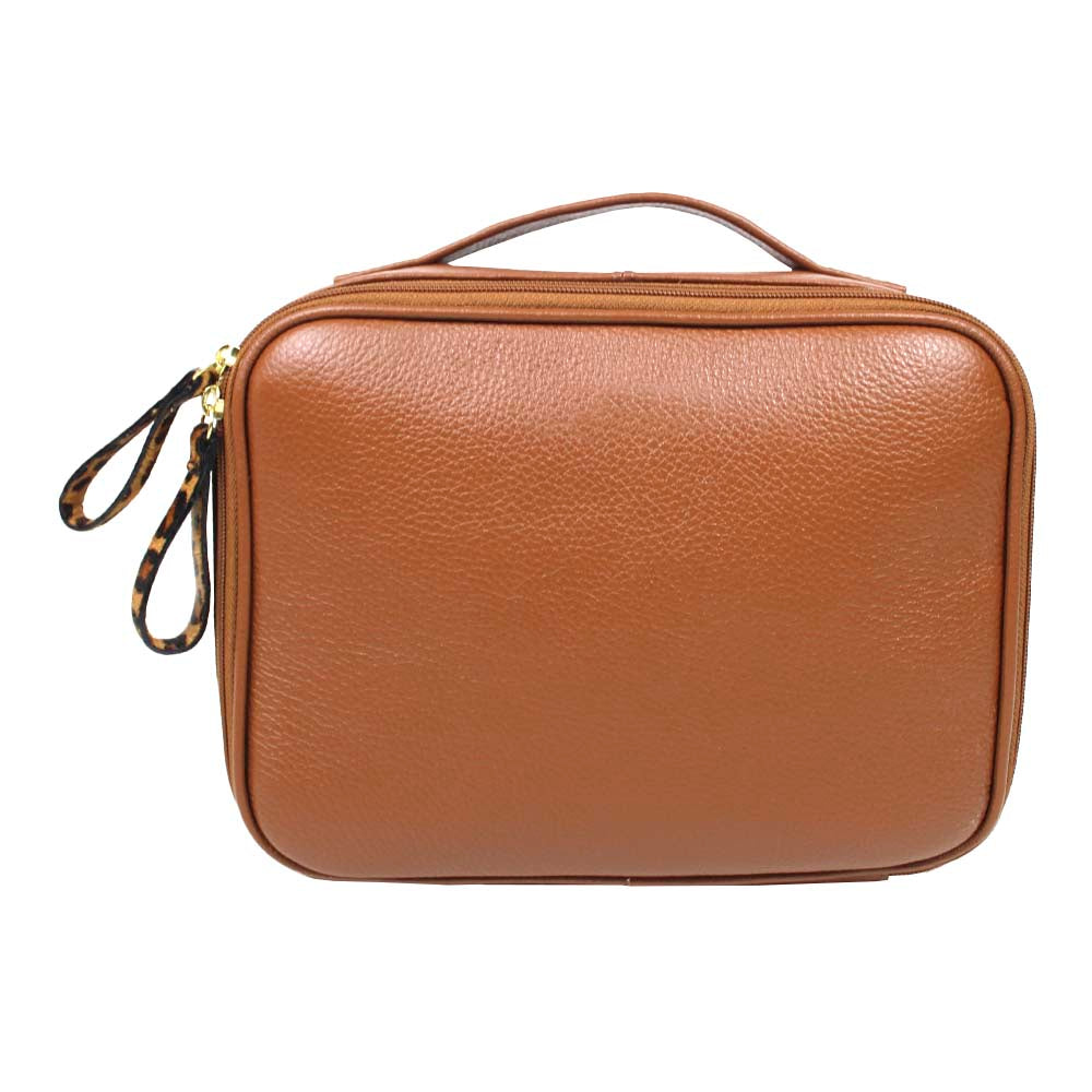 Necessaire Sarah em Couro Personalizada
