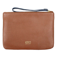 Necessaire Travel Caramelo Liso com Marinho Liso Pronta Entrega