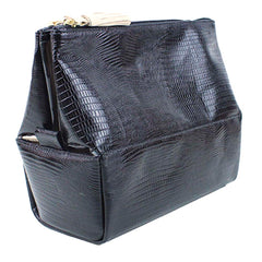 Necessaire Triple Preto Paris com Off White Lesard Pronta Entrega