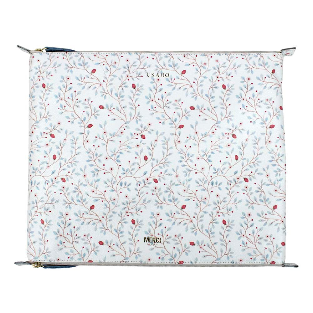 Necessaire Trocas Estampa Blossom Tecido com Sky  Pronta Entrega