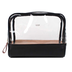 Necessaire Vicky M em Vinil e Couro Personalizada