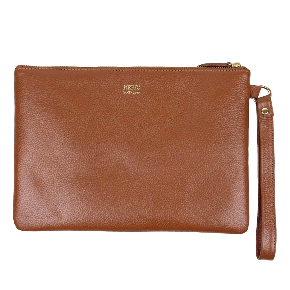 Necessaire Victória GG em Couro Personalizada