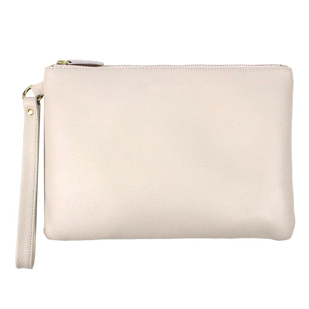 Necessaire Victória GG em Couro Personalizada
