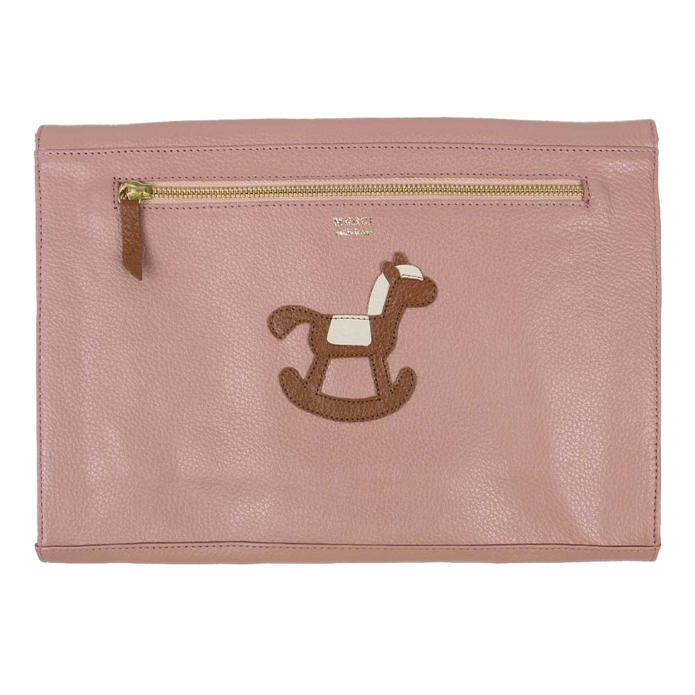 Pasta A4 Little Horse em Couro Personalizado