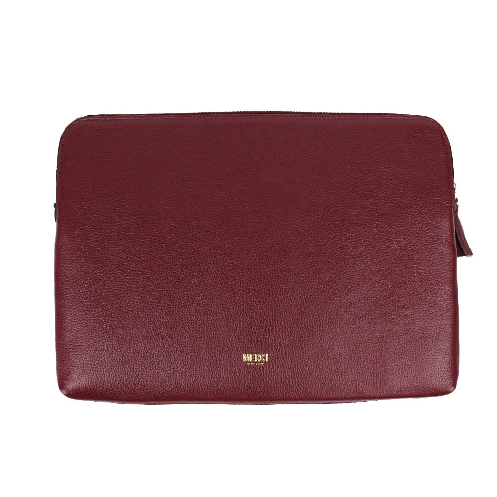 Pasta Notebook Budapeste P em Couro Personalizada
